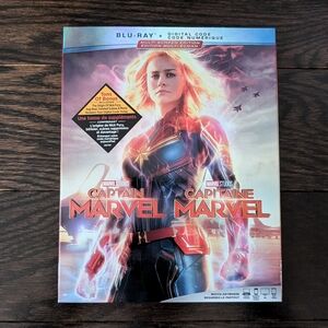 LIKE NEW Captain Marvel Blu-Ray movie, Marvel